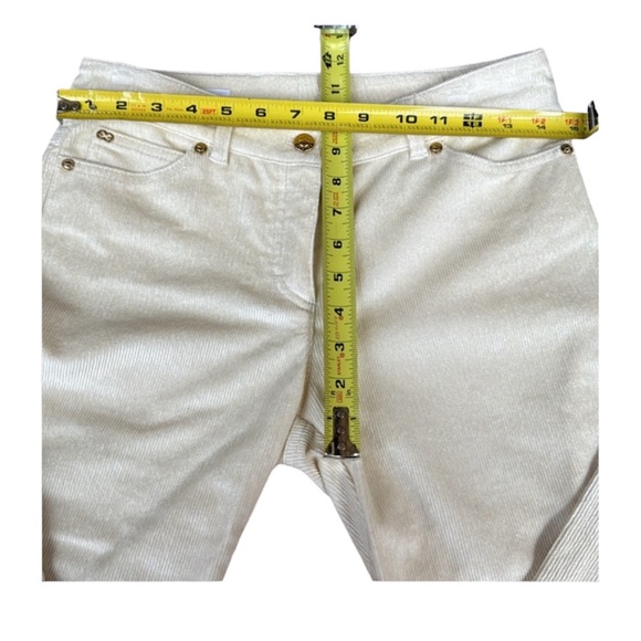 ESCADA ivory butter-soft corduroy look jean, size 36 EU - Picture 7 of 14